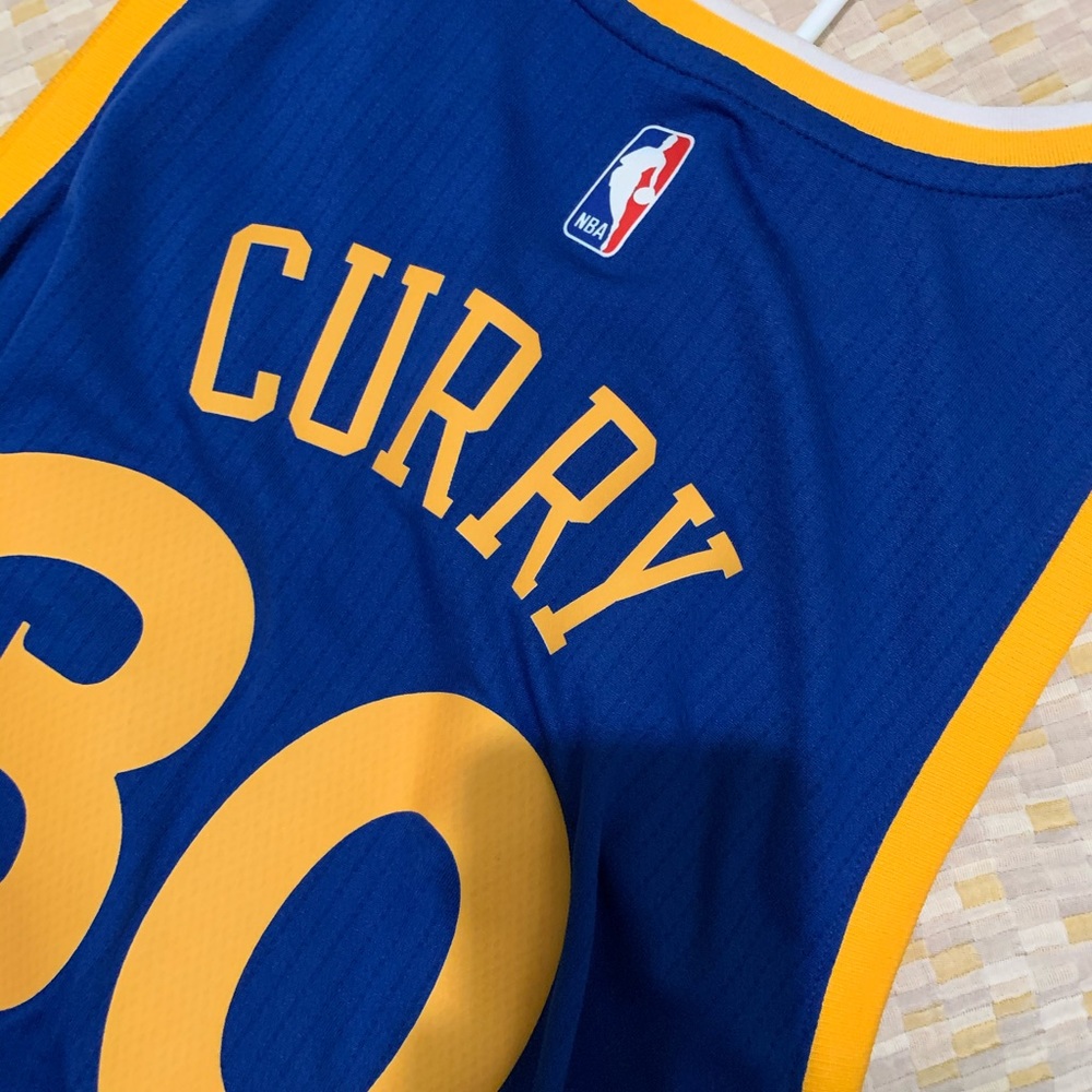 Adidas Steph Curry authentic home Jersey - Picture 6 of 7